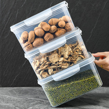 3pcs Drain Storage Basket Box Transparent Leakproof Food Storage Containers with Removable Colander for Fridge