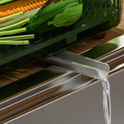 Dish Drying Rack Plastic Visualize Diversion Effluent Dish Diversion Rack for Chopsticks Bowl Plate Spoon Transparent Green