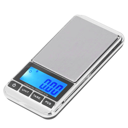 Digital Pocket Scale High Accuracy Portable Safe Reliable Mini Pocket Jewelry Scale with LCD Display for Jewelry Shop Home 300g/0.01g