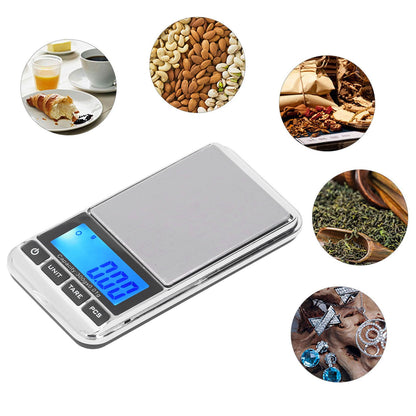 Digital Pocket Scale High Accuracy Portable Safe Reliable Mini Pocket Jewelry Scale with LCD Display for Jewelry Shop Home 300g/0.01g