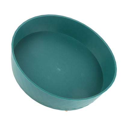 Kitchen Turntable Spin Round Tray 360 Degrees Rotating Non Skid Multifunctional Spice Organizer for Cabinet Pantry Refrigerator Countertop Green