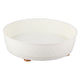 Kitchen Turntable Spin Round Tray 360 Degrees Rotating Non Skid Multifunctional Spice Organizer for Cabinet Pantry Refrigerator Countertop White