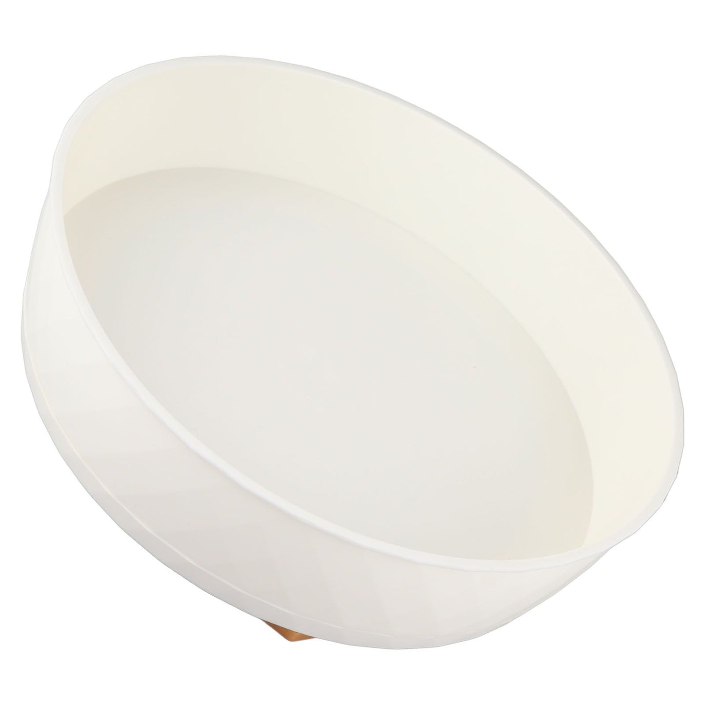 Kitchen Turntable Spin Round Tray 360 Degrees Rotating Non Skid Multifunctional Spice Organizer for Cabinet Pantry Refrigerator Countertop White