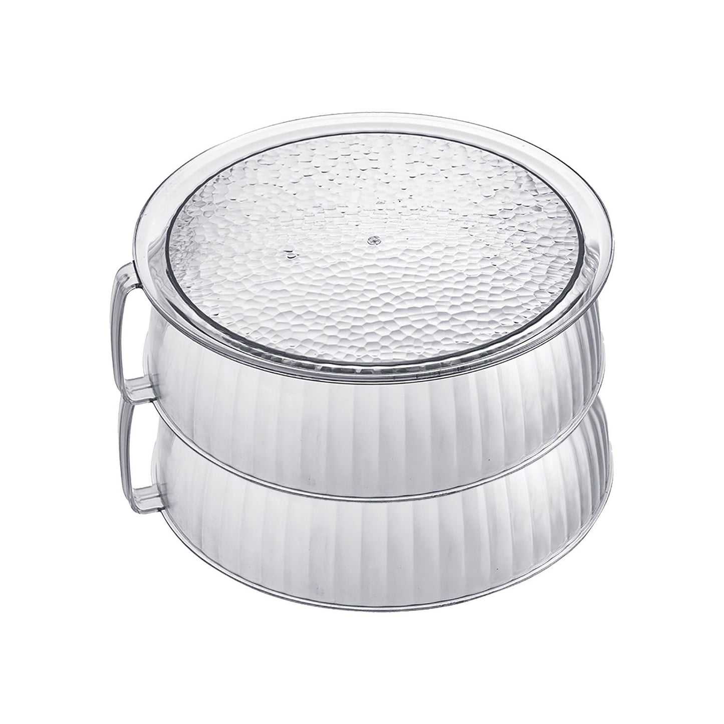 Multilayer Food Cover Multifunctional Transparent Food Cover Fresh Keeping Insulated Dish Cover for Kitchen Dining Table 2 Layers