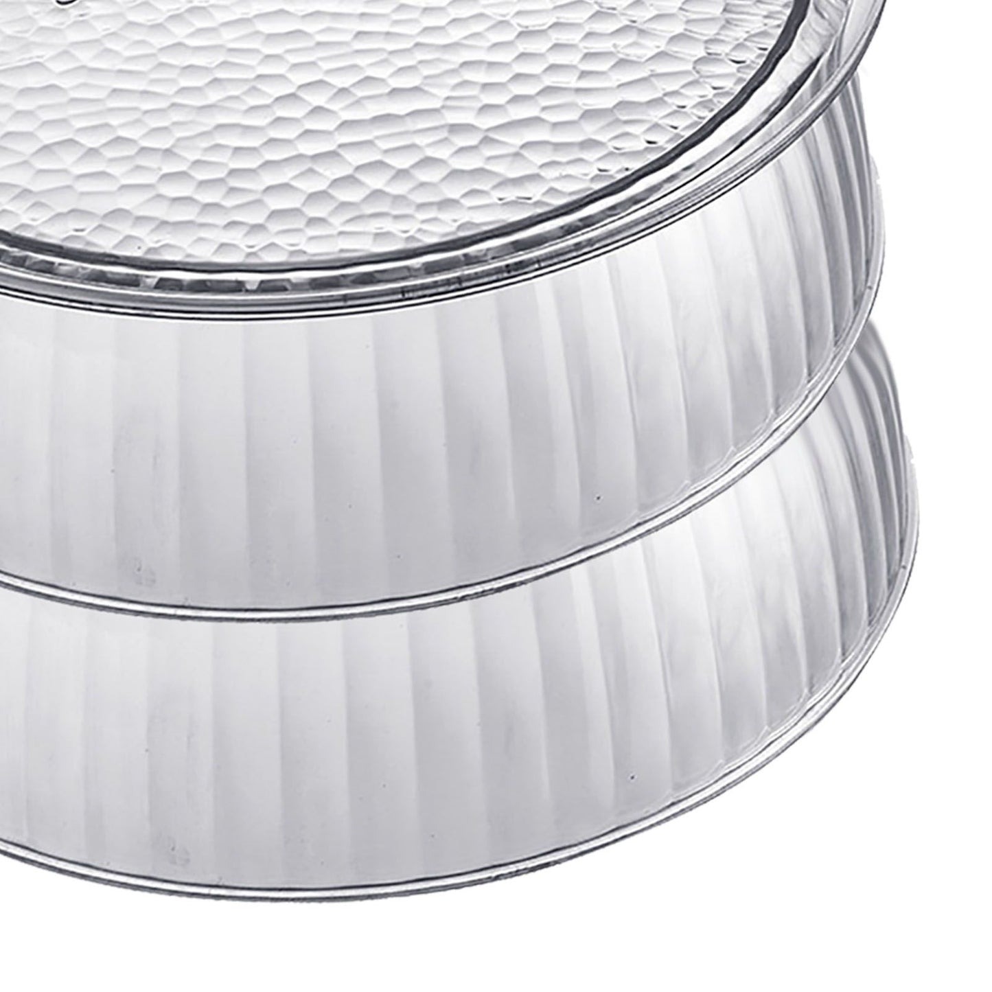 Multilayer Food Cover Multifunctional Transparent Food Cover Fresh Keeping Insulated Dish Cover for Kitchen Dining Table 2 Layers
