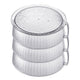 Multilayer Food Cover Multifunctional Transparent Food Cover Fresh Keeping Insulated Dish Cover for Kitchen Dining Table 3 Layers