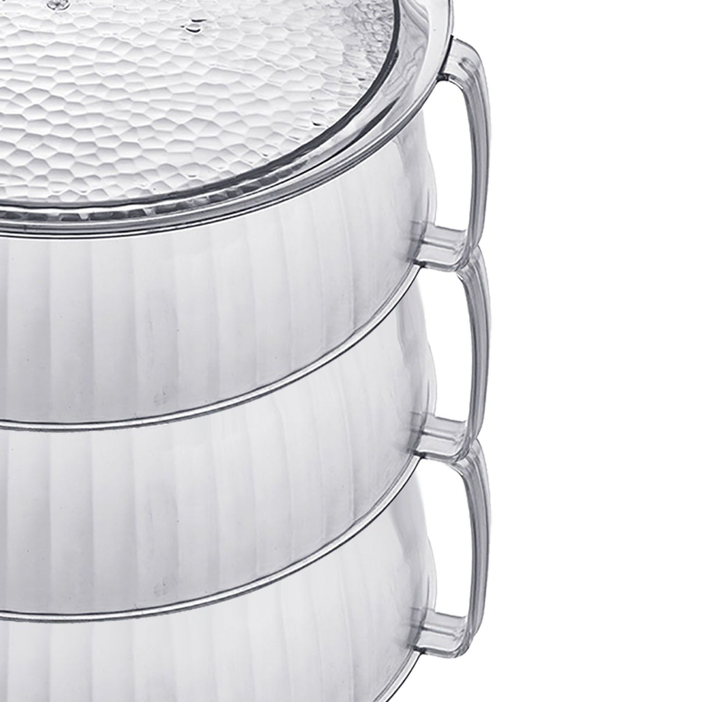 Multilayer Food Cover Multifunctional Transparent Food Cover Fresh Keeping Insulated Dish Cover for Kitchen Dining Table 3 Layers