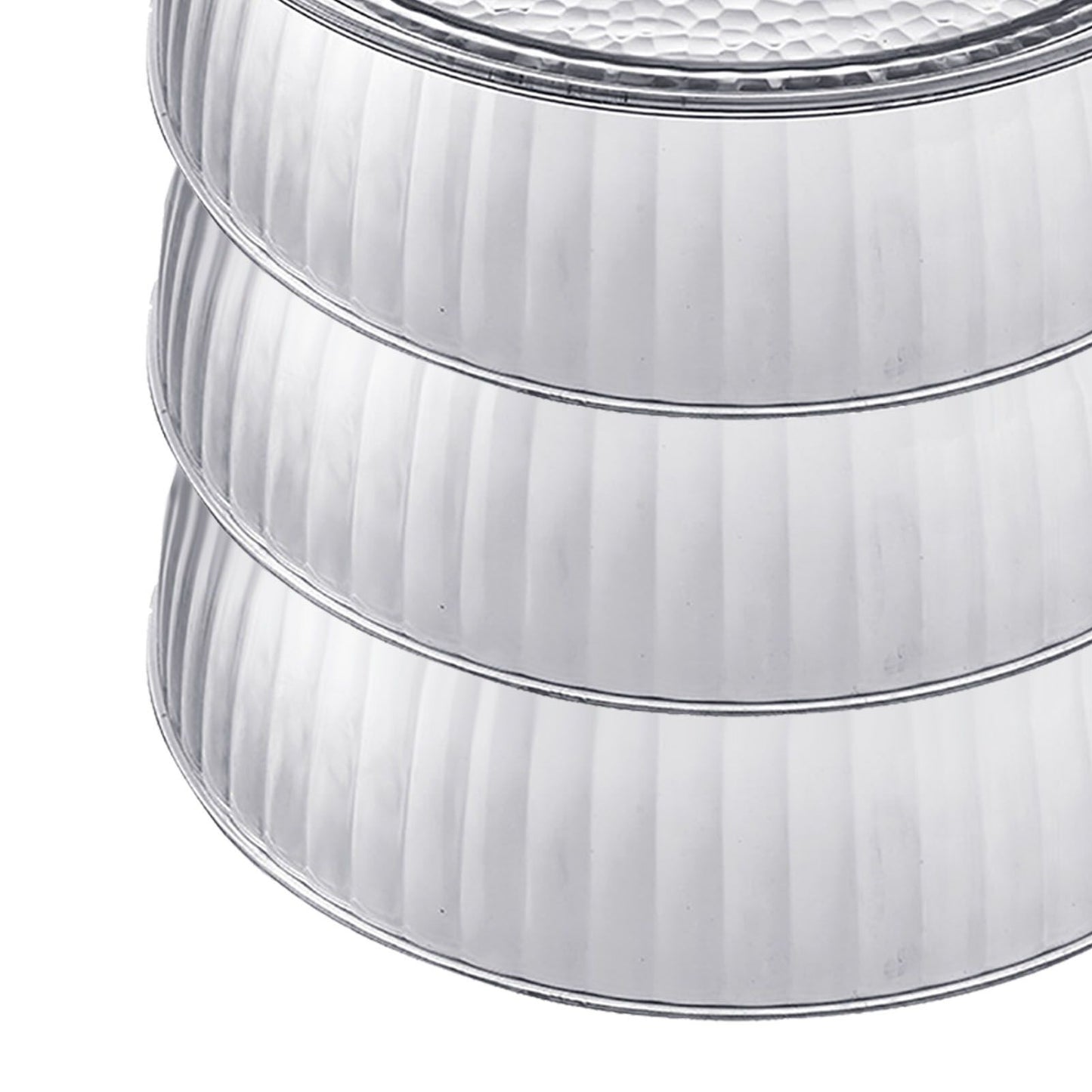 Multilayer Food Cover Multifunctional Transparent Food Cover Fresh Keeping Insulated Dish Cover for Kitchen Dining Table 3 Layers