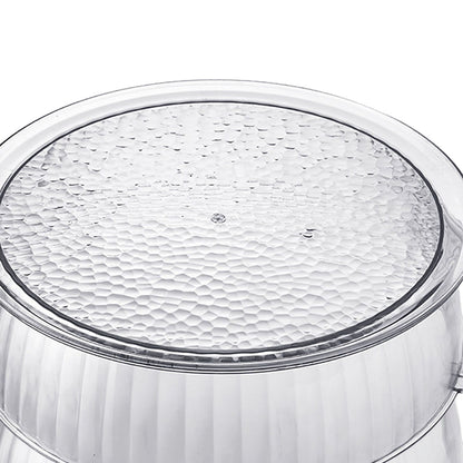 Multilayer Food Cover Multifunctional Transparent Food Cover Fresh Keeping Insulated Dish Cover for Kitchen Dining Table 3 Layers