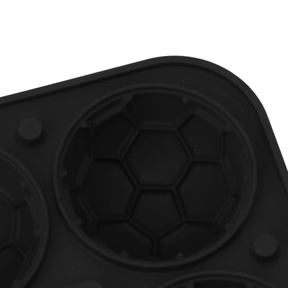 2Pcs Silicone Ice Cube Molds Fun Shapes Round Sphere Ball Mold for Whiskey Cocktails Game Day Soccer
