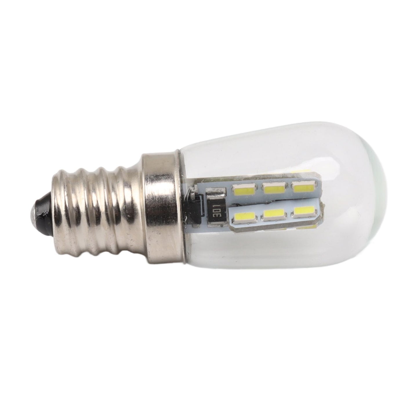 5Pcs E12 LED Bulb High Brightness 120V Fridge Lamp Bulb with 24pcs Bead for Refrigerator White Light