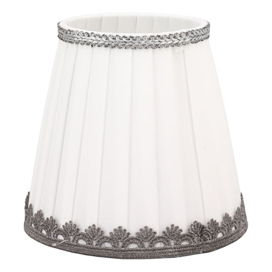 6 Pcs Small Lamp Shade Clip On Type Fabric Lampshade Modern Simple E14 Candle Bulb Lamp Cover