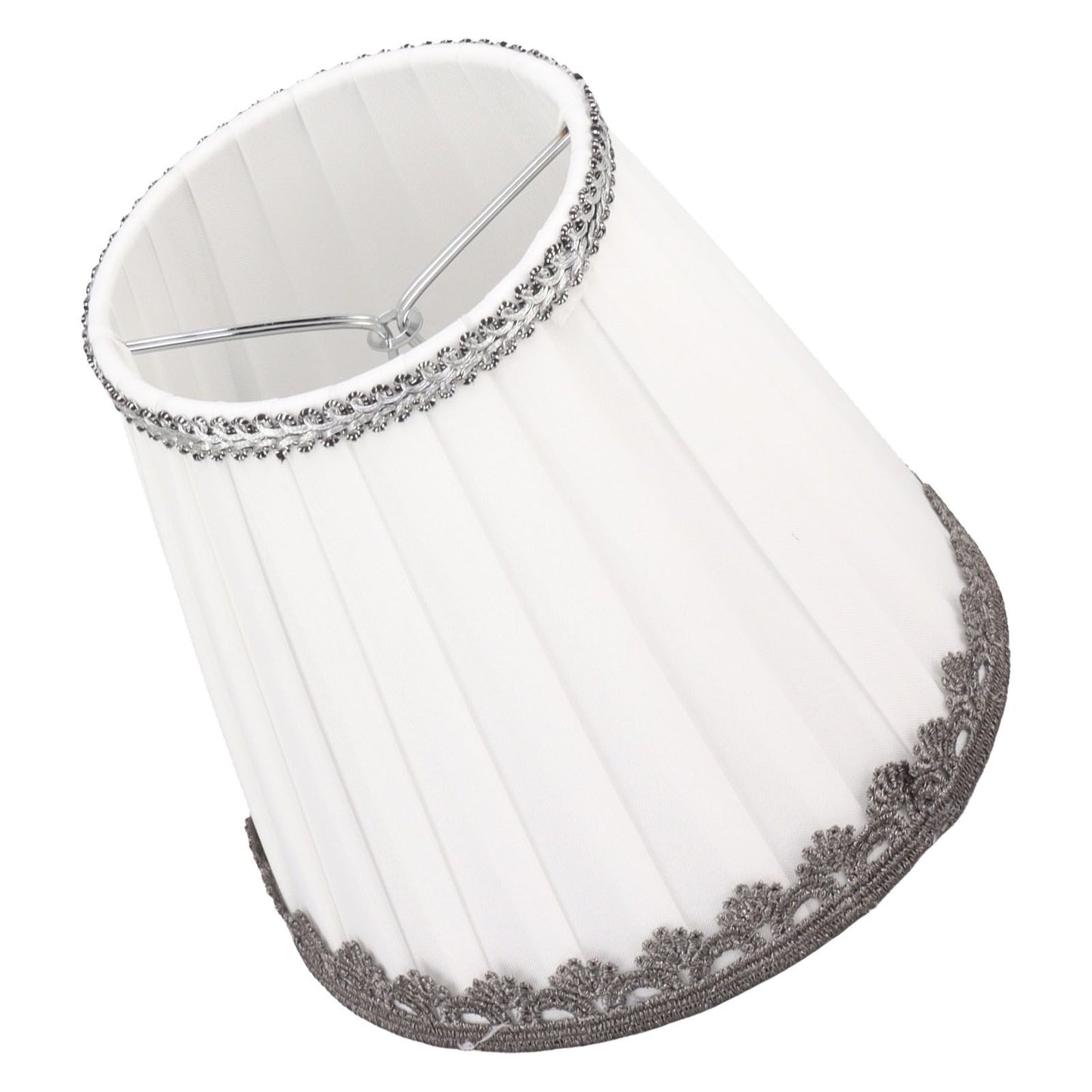 6 Pcs Small Lamp Shade Clip On Type Fabric Lampshade Modern Simple E14 Candle Bulb Lamp Cover