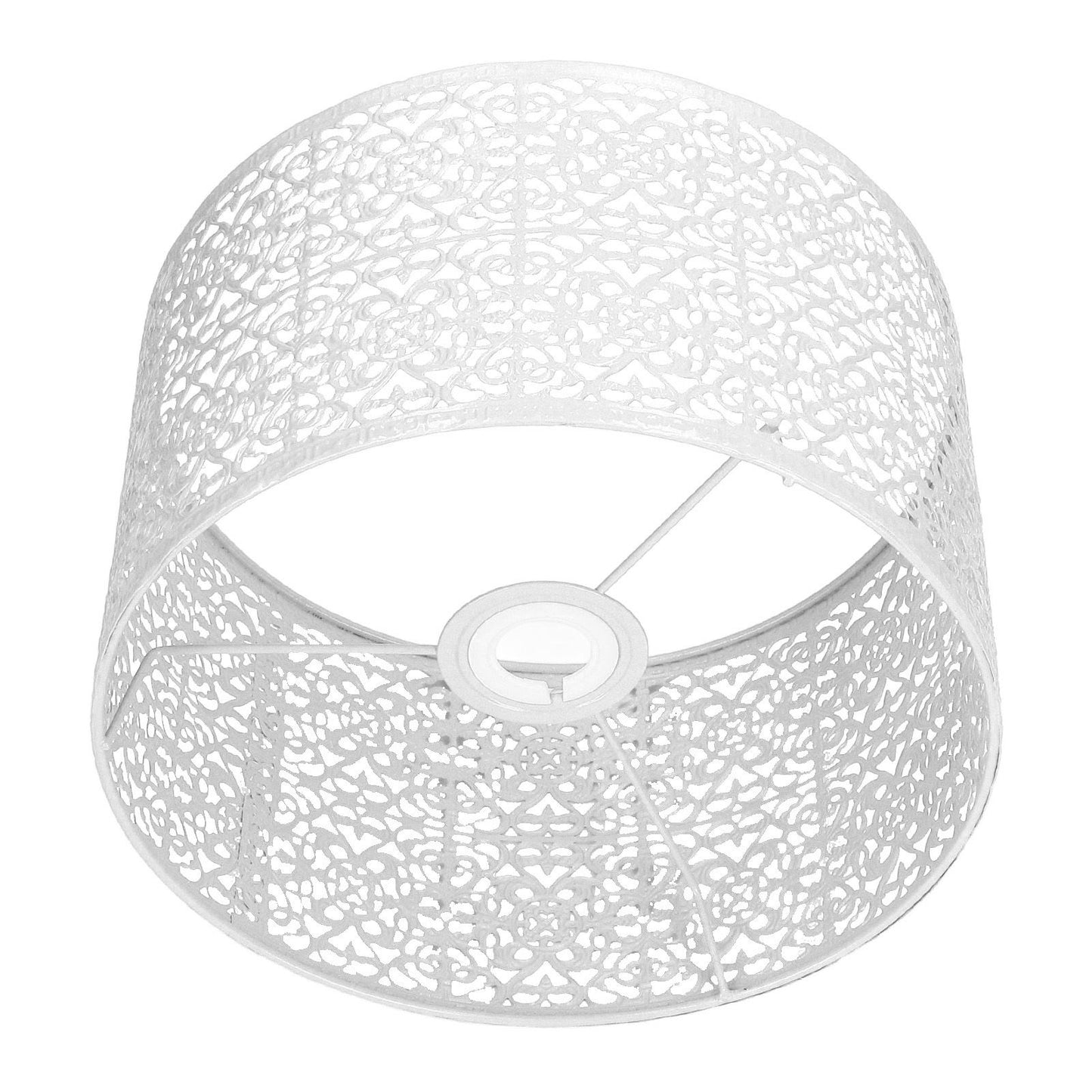 Lamp Shade Hollow Out Metal Lampshade E27 E14 Universal Use Good Heat Dissipation Exquisite Lamp Cover White