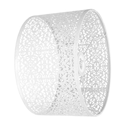 Lamp Shade Hollow Out Metal Lampshade E27 E14 Universal Use Good Heat Dissipation Exquisite Lamp Cover White