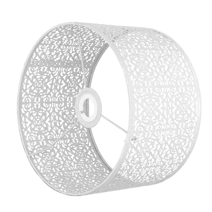 Lamp Shade Hollow Out Metal Lampshade E27 E14 Universal Use Good Heat Dissipation Exquisite Lamp Cover White