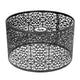 Lamp Shade Hollow Out Metal Lampshade E27 E14 Universal Use Good Heat Dissipation Exquisite Lamp Cover Black