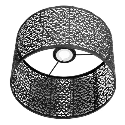 Lamp Shade Hollow Out Metal Lampshade E27 E14 Universal Use Good Heat Dissipation Exquisite Lamp Cover Black