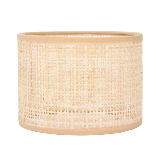 Rattan Lamp Shade Replacement Woven Basket Chandelier Vintage Hanging Table Floor Light Cover E27 E14