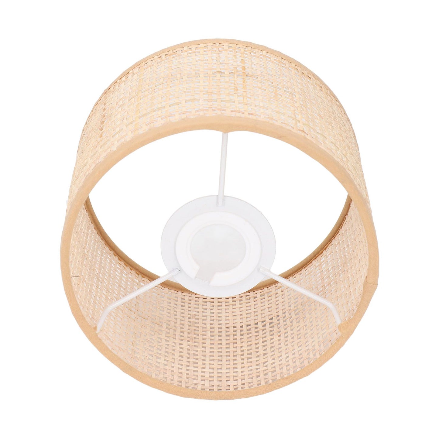 Rattan Lamp Shade Replacement Woven Basket Chandelier Vintage Hanging Table Floor Light Cover E27 E14
