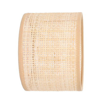 Rattan Lamp Shade Replacement Woven Basket Chandelier Vintage Hanging Table Floor Light Cover E27 E14