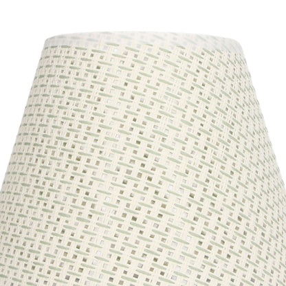 PE Woven Table Lamp Shade Beige Wear Resistant Woven Lamp Cover for E27 E14 Caliber Lampholder