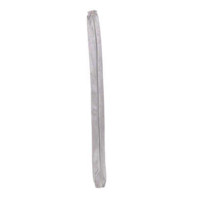 Chain Cover Dustproof Wire Flannelette Cloth 60cm Length 5cm Width with Zipper for Protection Grey