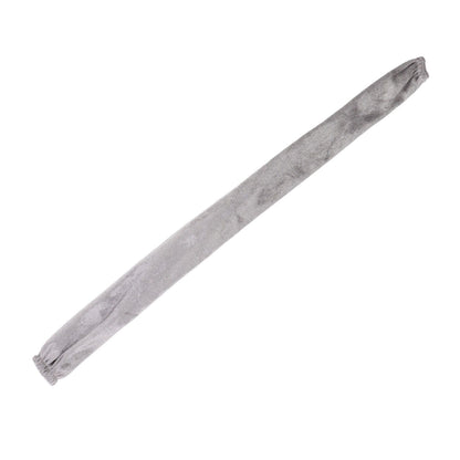 Chain Cover Dustproof Wire Flannelette Cloth 60cm Length 5cm Width with Zipper for Protection Grey