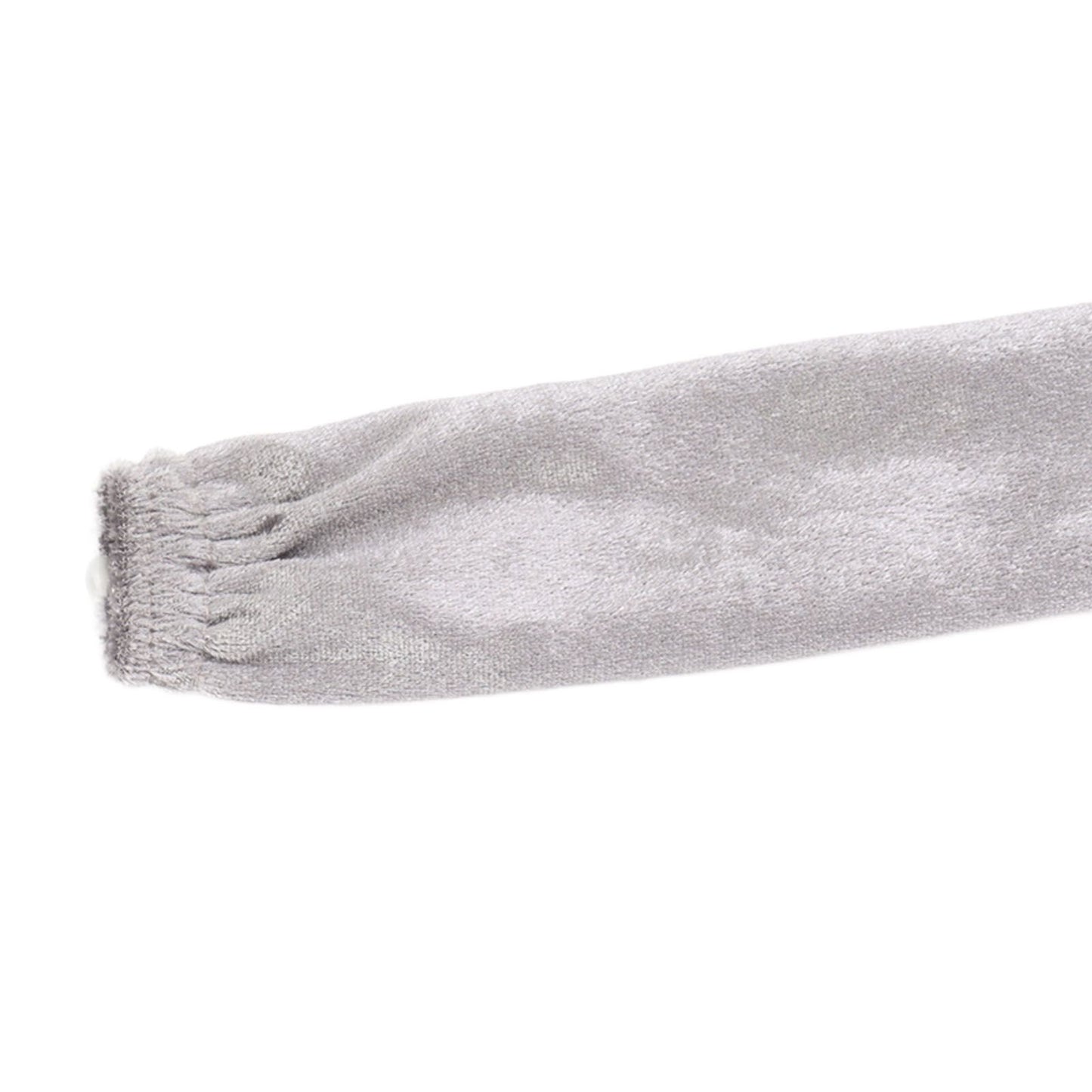 Chain Cover Dustproof Wire Flannelette Cloth 60cm Length 5cm Width with Zipper for Protection Grey