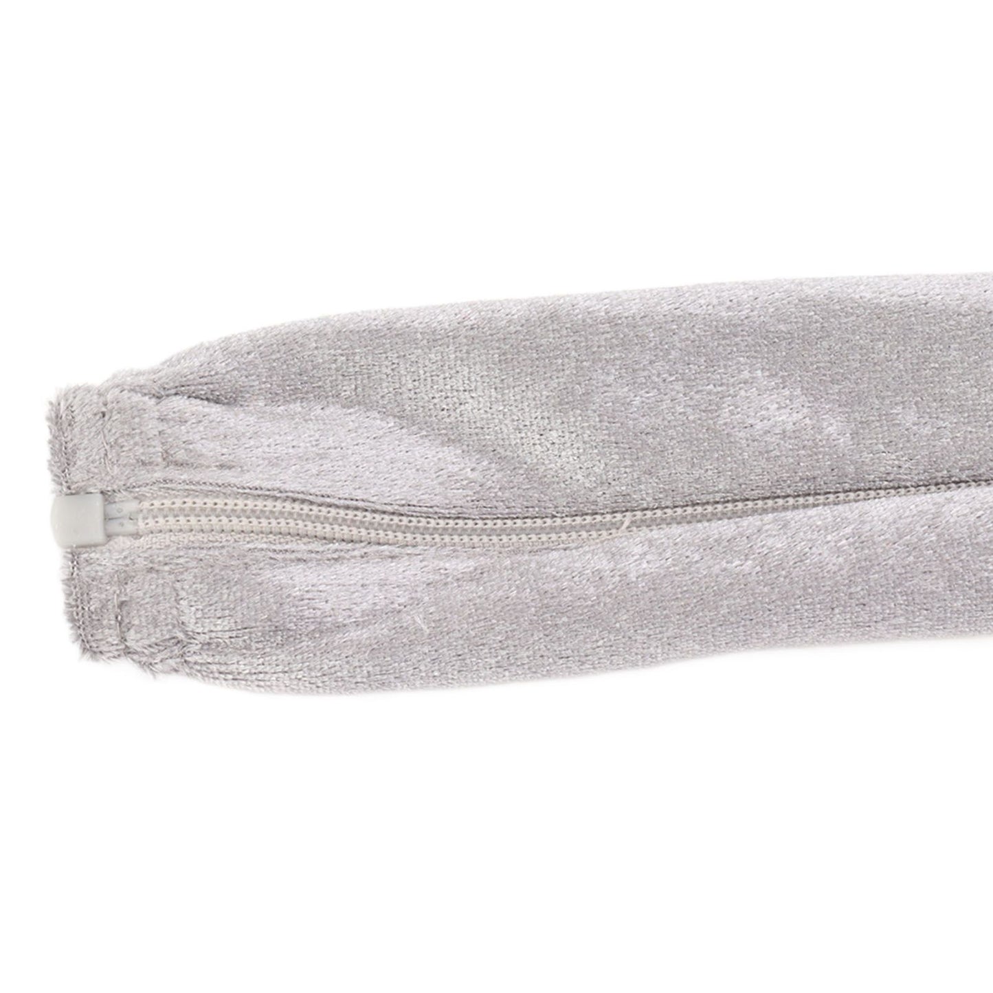 Chain Cover Dustproof Wire Flannelette Cloth 60cm Length 5cm Width with Zipper for Protection Grey