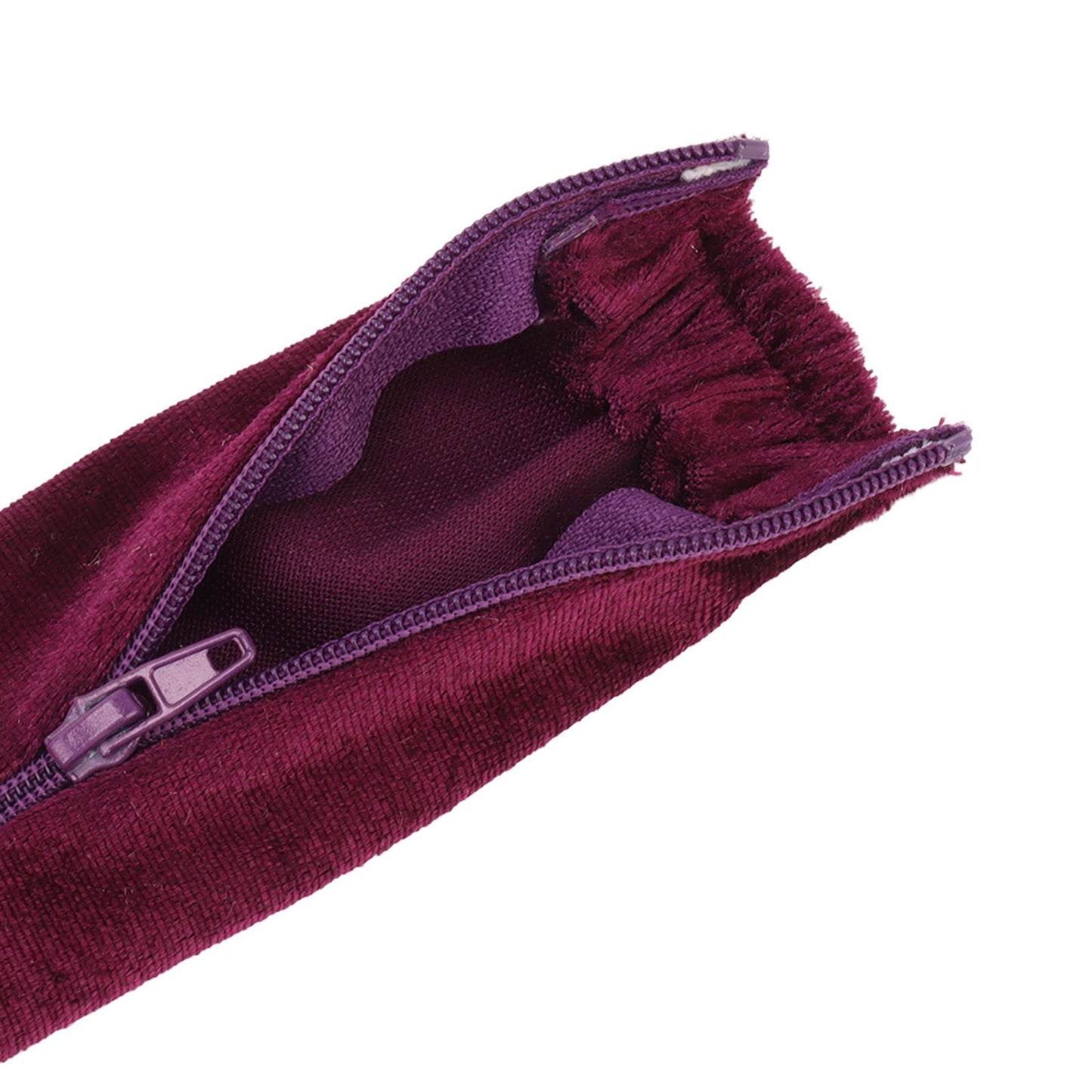 Chain Cover Dustproof Wire Flannelette Cloth 60cm Length 5cm Width with Zipper for Protection Purple