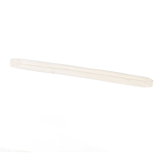 Chain Cover Dustproof Wire Flannelette Cloth 60cm Length 5cm Width with Zipper for Protection White