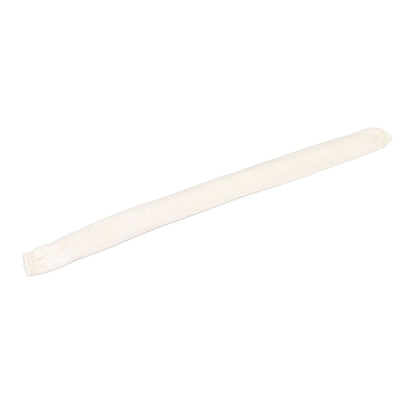 Chain Cover Dustproof Wire Flannelette Cloth 60cm Length 5cm Width with Zipper for Protection White
