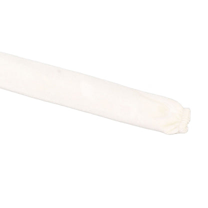 Chain Cover Dustproof Wire Flannelette Cloth 60cm Length 5cm Width with Zipper for Protection White