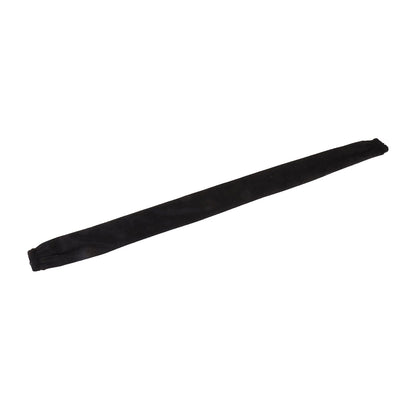 Chain Cover Dustproof Wire Flannelette Cloth 60cm Length 5cm Width with Zipper for Protection Black