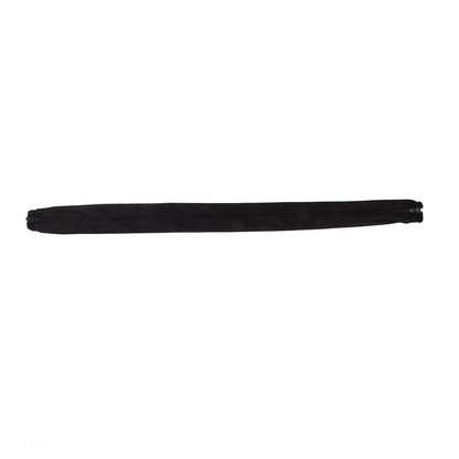 Chain Cover Dustproof Wire Flannelette Cloth 60cm Length 5cm Width with Zipper for Protection Black