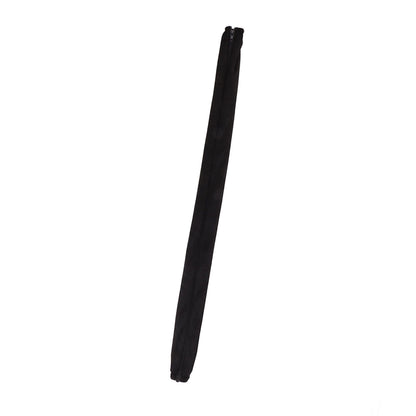 Chain Cover Dustproof Wire Flannelette Cloth 60cm Length 5cm Width with Zipper for Protection Black