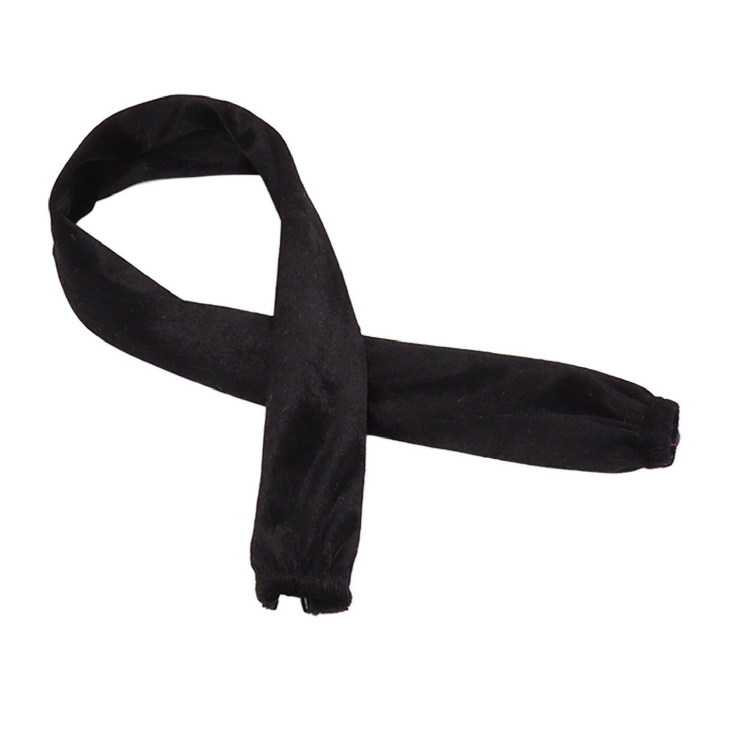 Chain Cover Dustproof Wire Flannelette Cloth 60cm Length 5cm Width with Zipper for Protection Black