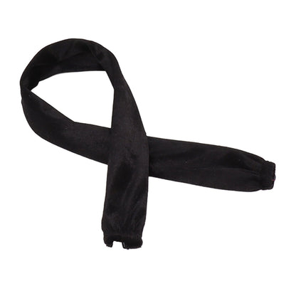Chain Cover Dustproof Wire Flannelette Cloth 60cm Length 5cm Width with Zipper for Protection Black