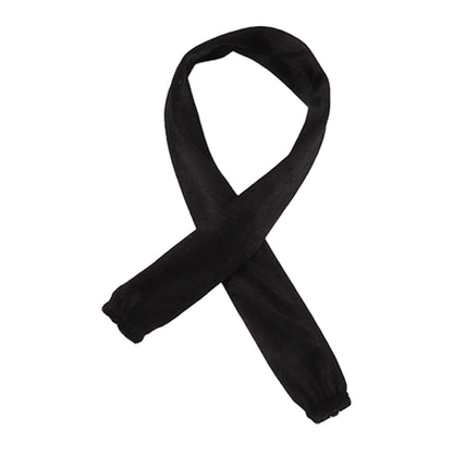 Chain Cover Dustproof Wire Flannelette Cloth 60cm Length 5cm Width with Zipper for Protection Black