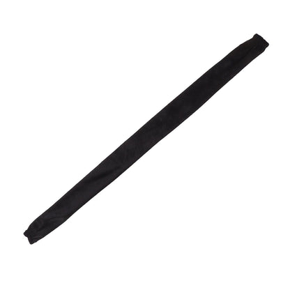 Chain Cover Dustproof Wire Flannelette Cloth 60cm Length 5cm Width with Zipper for Protection Black