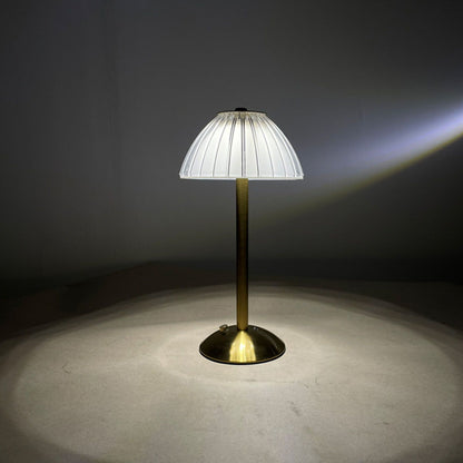 Industrial LED Table Lamp USB Rechargeable Rustic Desk Lamp Stepless Dimmmable Bedside Night Light for Restaurant Bar Coffee Shop