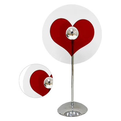 Heart Shaped Projection Table Lamp 4W Sweet Warm 360 Degree Rotatable Decorative Ambient Light