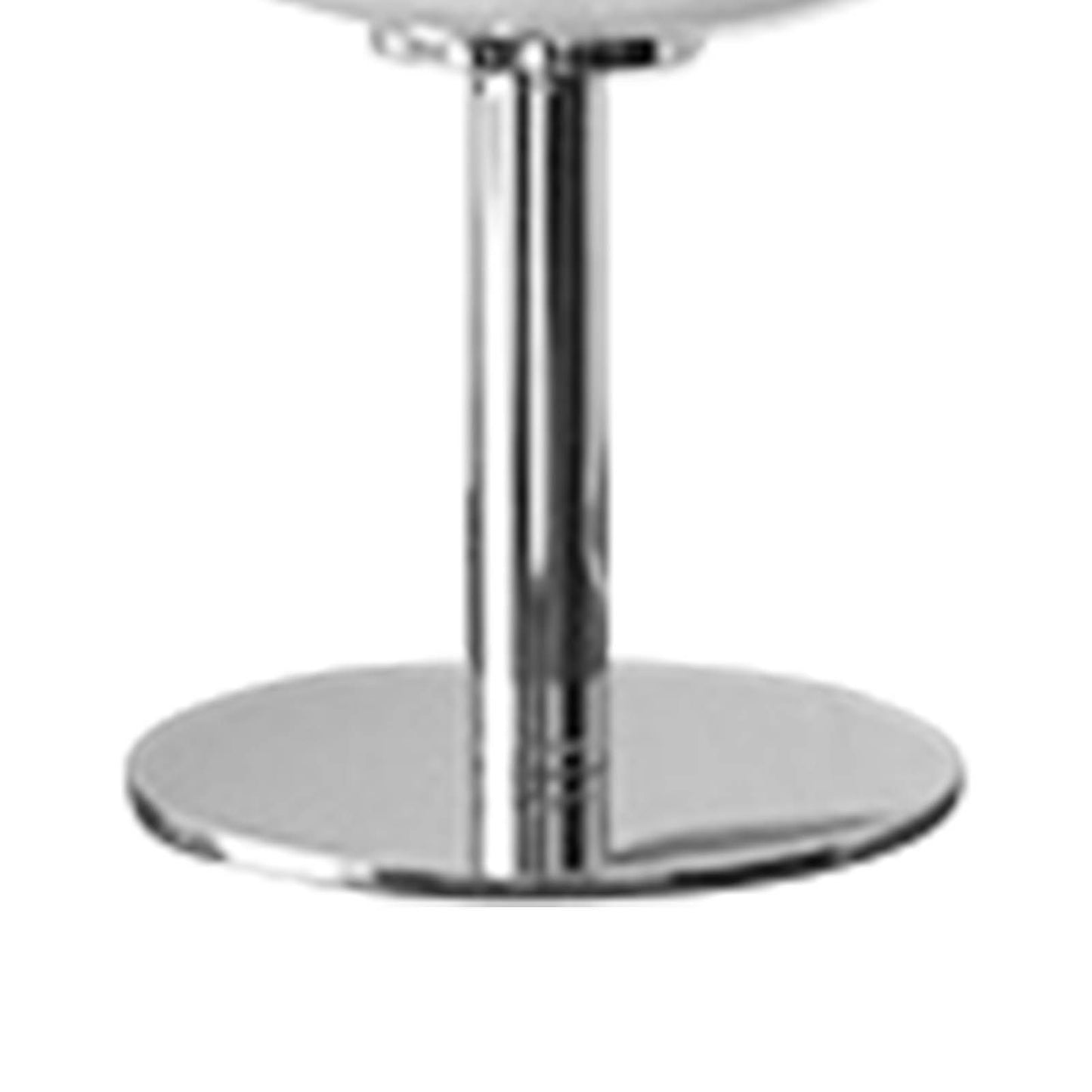 Bedside Table Lamp Iron Base Cute Shape Simple Modern Elegant Nightstand Lamp for Home Button Switch White