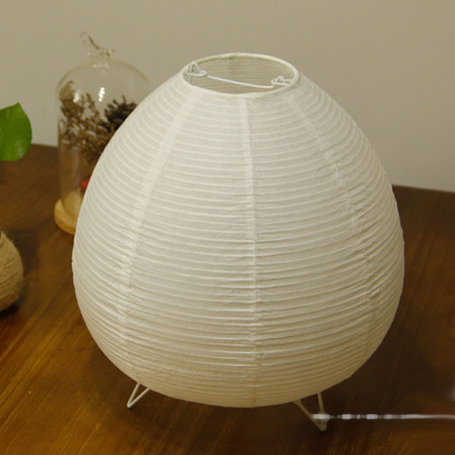 Rice Paper Lantern Lamp Soft Warm Light Home Decoration Modern Standing Bedside Table Lamp for Cafe Bedroom