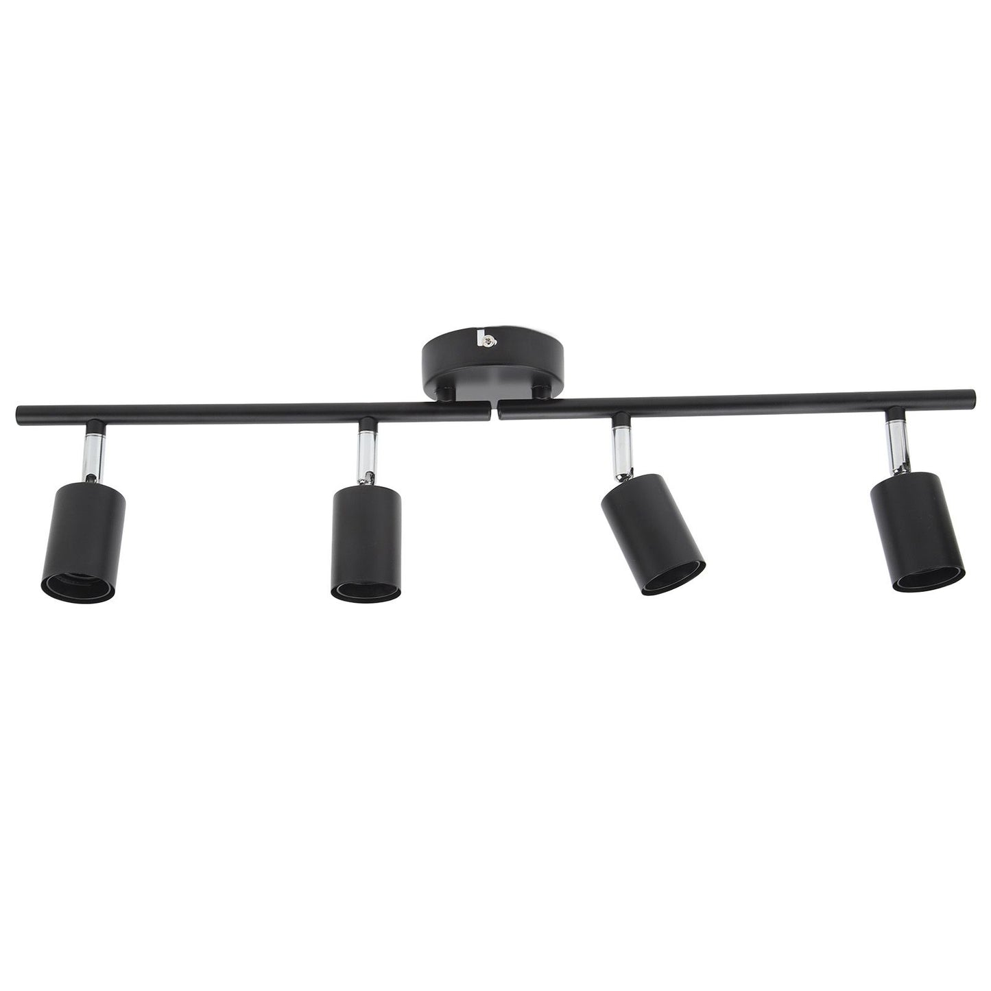 Tracking Lights Ceiling LED 4 60W Adjustable Angle Foldable Matte Black 4 Light Tracking Lighting for Bedroom Hotel 85‑265V