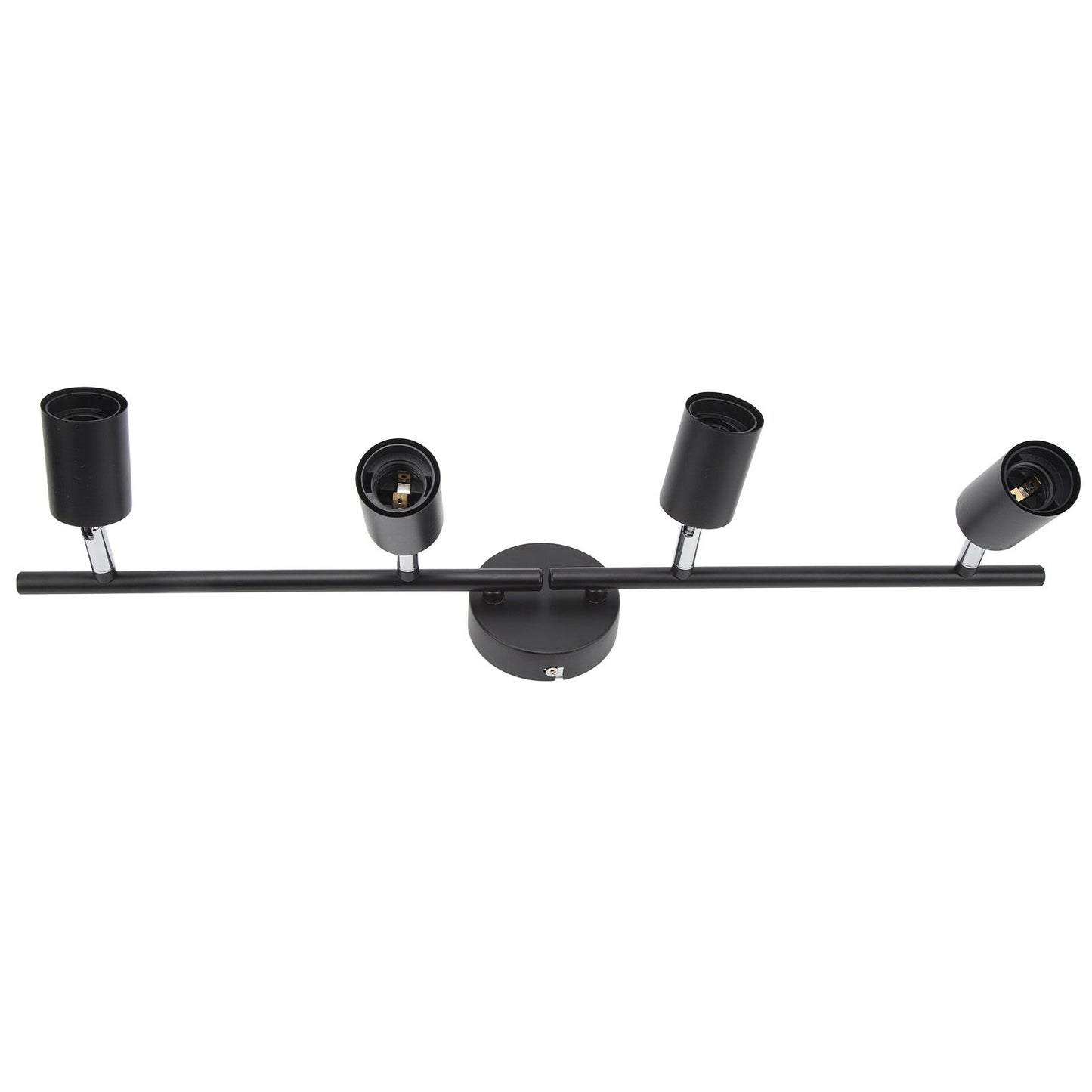 Tracking Lights Ceiling LED 4 60W Adjustable Angle Foldable Matte Black 4 Light Tracking Lighting for Bedroom Hotel 85‑265V