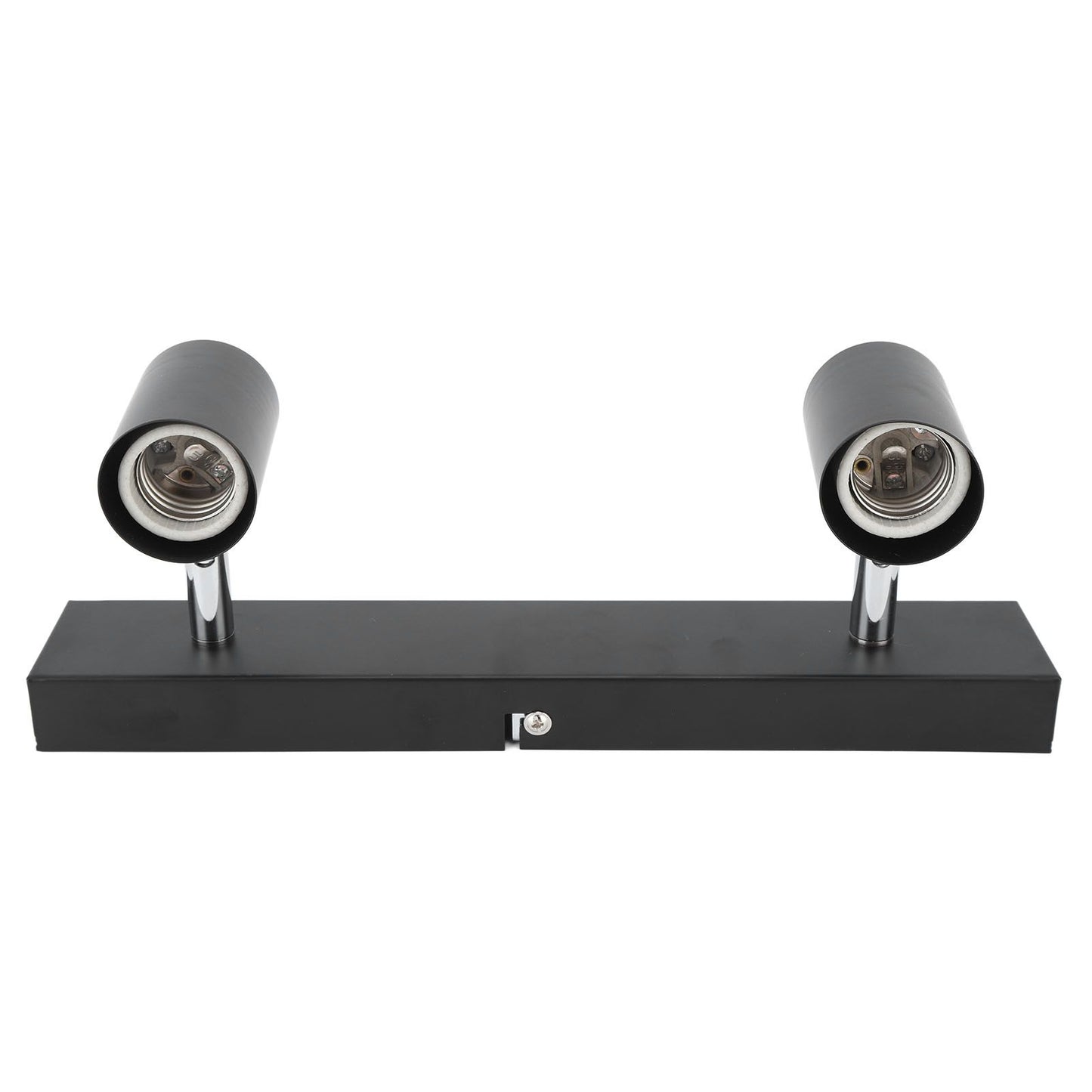 LED Track Light Two Bulb Fixed Rail with Rotating Heads Ceiling Track Light Fixtures for Kitchen Cabinet Hall
