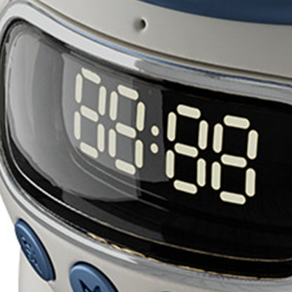 The Astronaut Speaker AI Intelligent Voice Bluetooth Speaker Clock Small Night Light Birthday Gift White