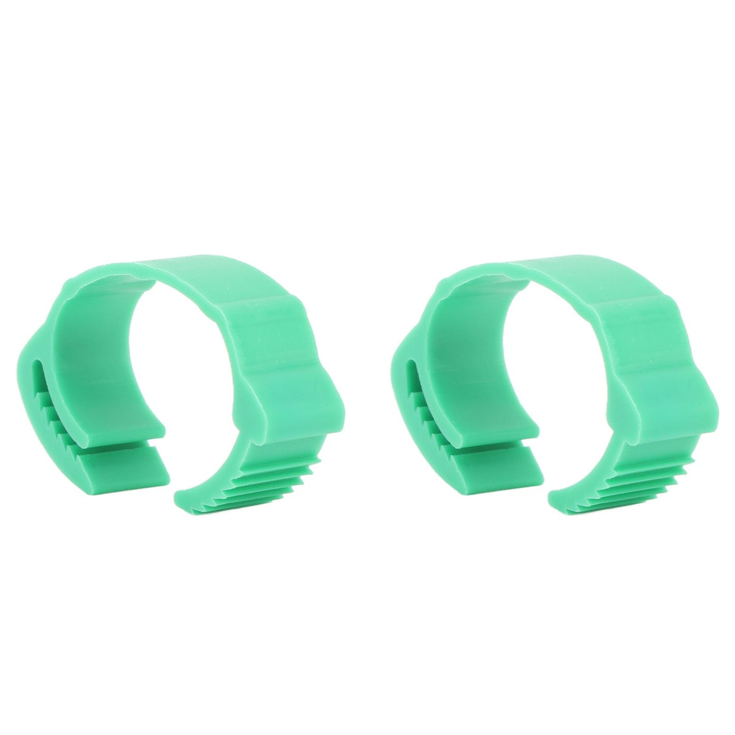 100pcs Chicken Identification Leg Bands Adjustable DIY Clip On Duck Bands for Geese Pigeons Green